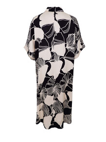 BLACK COLOUR KJOLE, WATERLILY BLACK